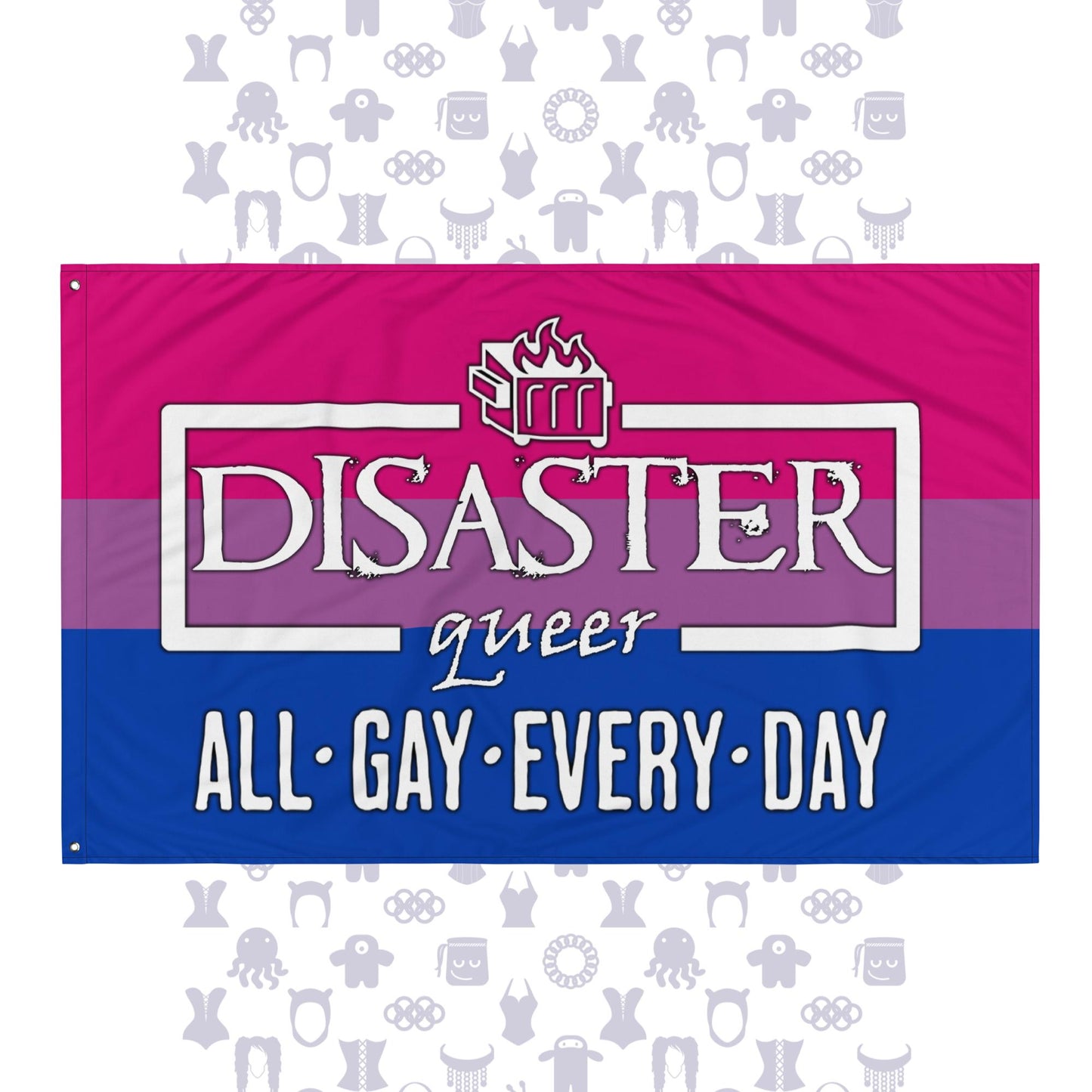 Disaster Queer Bi Pride Flag