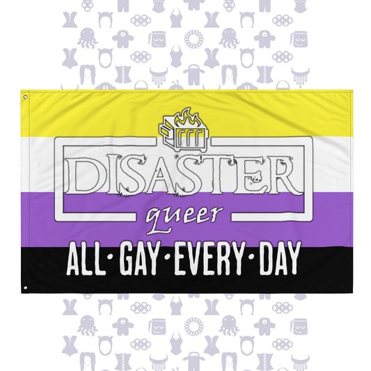 Disaster Queer Non-Binary Pride Flag