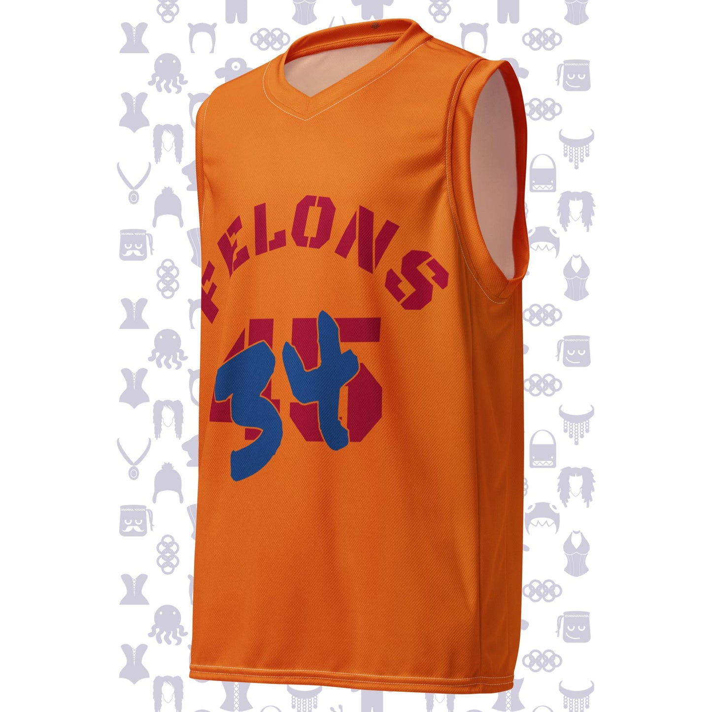 Trump Felon 34 Recycled unisex basketball jersey