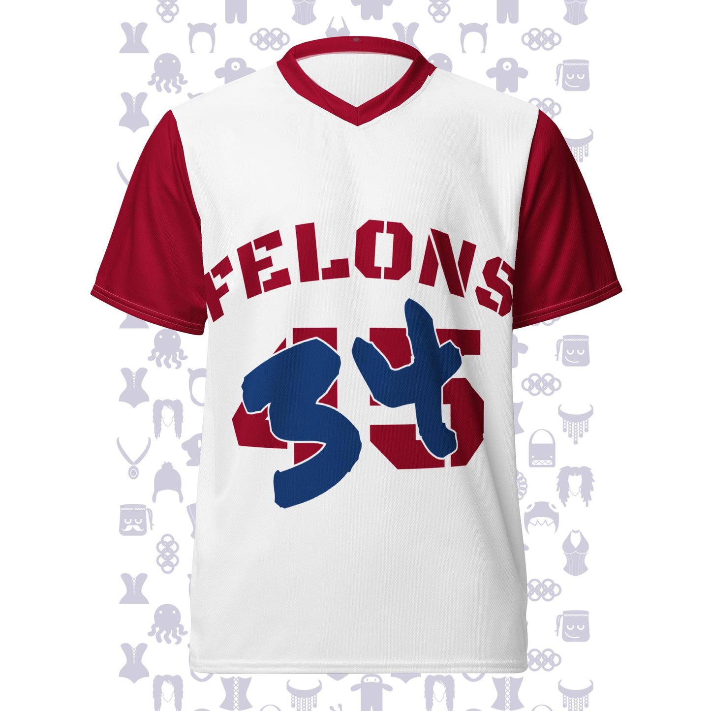 Trump Felon 34 Recycled unisex sports jersey
