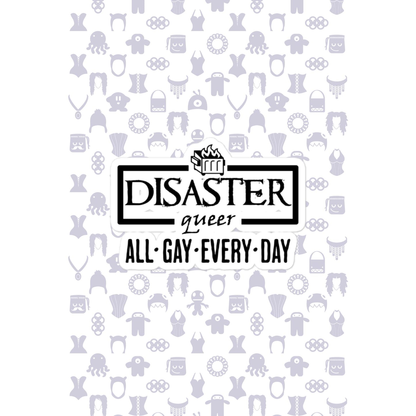 Disaster Queer Bubble-free Stickers