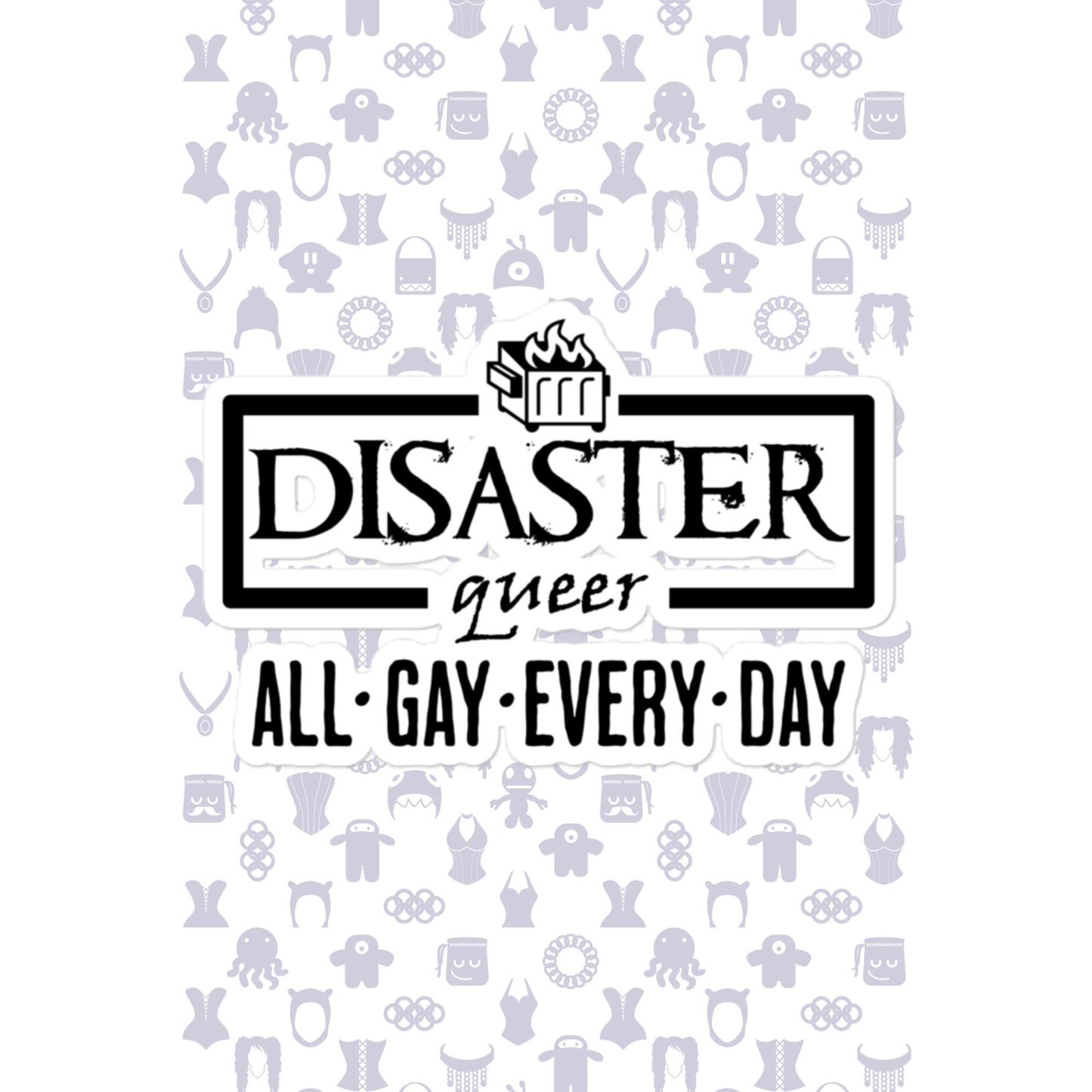 Disaster Queer Bubble-free Stickers