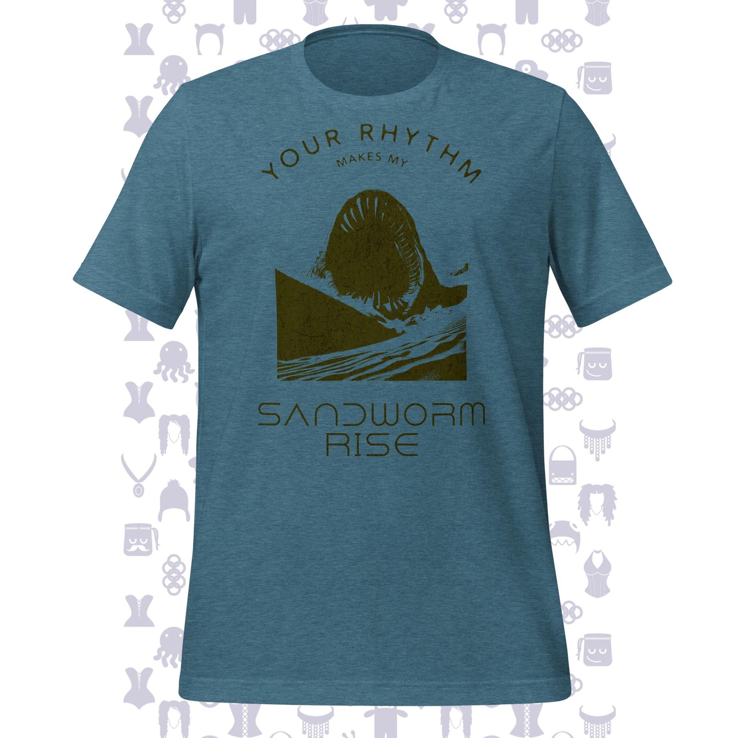 Your Rhythm Makes My Sandworm Rise Vintage Unisex T-shirt