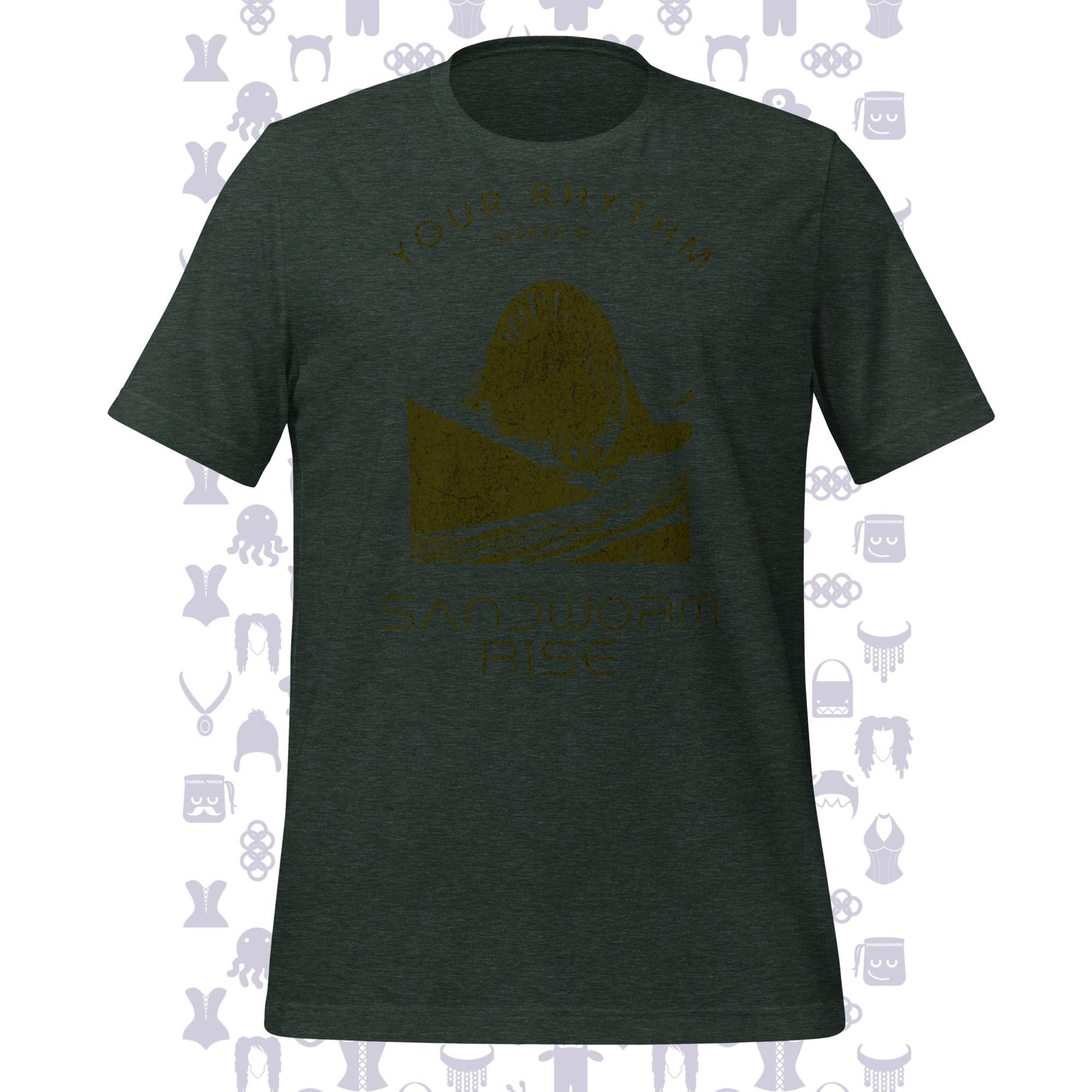 Your Rhythm Makes My Sandworm Rise Vintage Unisex T-shirt