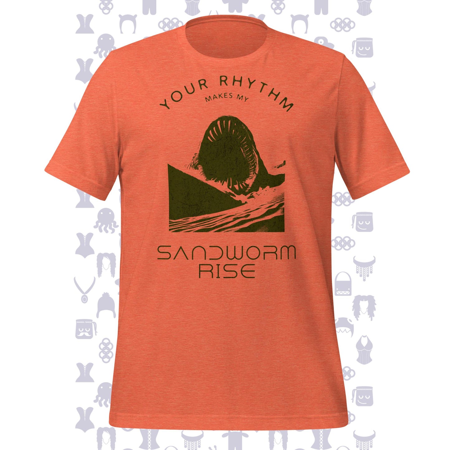 Your Rhythm Makes My Sandworm Rise Vintage Unisex T-shirt