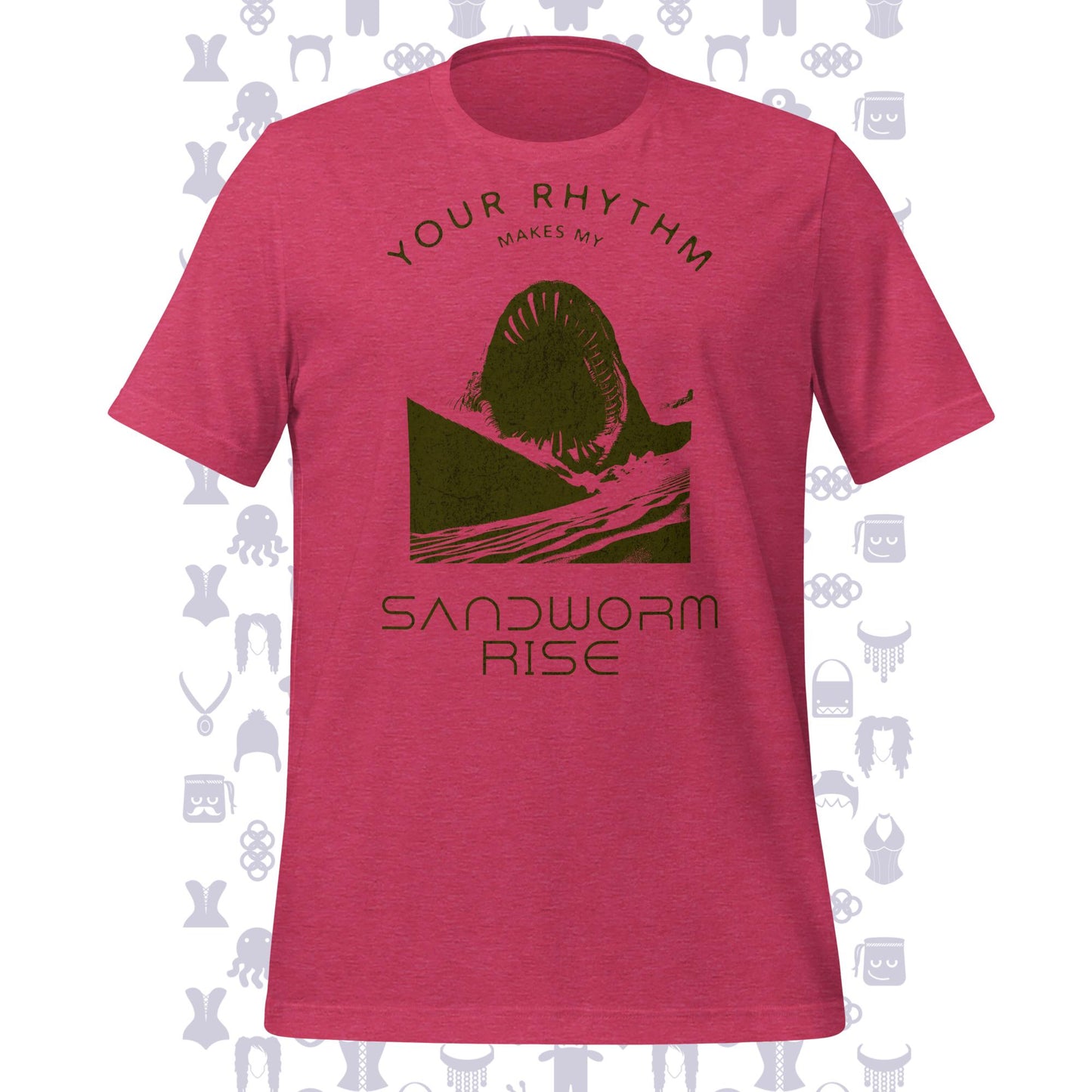 Your Rhythm Makes My Sandworm Rise Vintage Unisex T-shirt