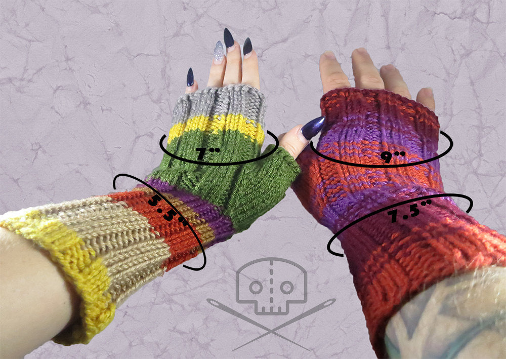 Doctor Who-Inspired 4th Doctor Scarf Wrist Warmers Washable