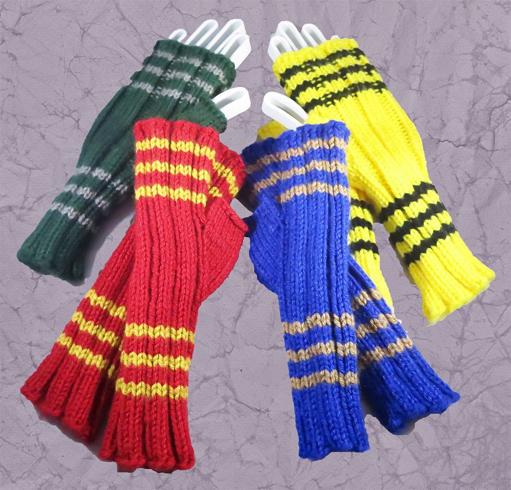 Harry Potter-Inspired House Wrist Warmers Washable