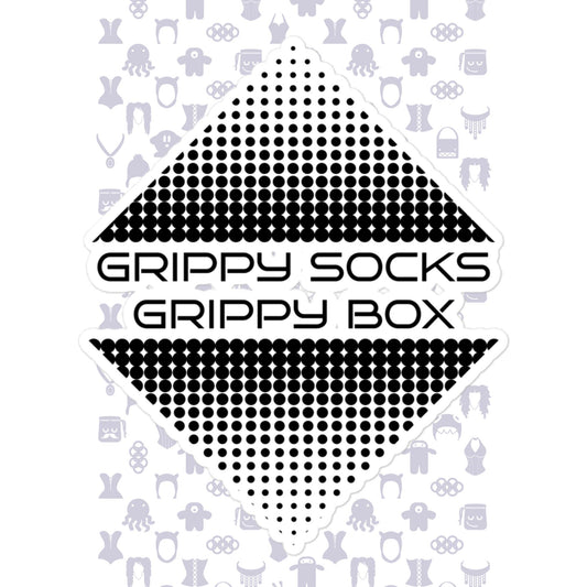 Grippy Socks Grippy Box Bubble-free stickers