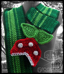 Super Mario-Inspired Man-Eater Plant Scarf