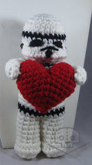 Star Wars-Inspired Trooper Heart Plush Crochet