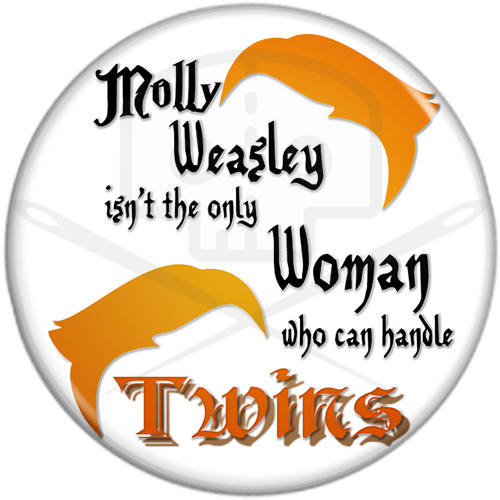 Harry Potter-Inspired Twins Innuendo Pinback Button