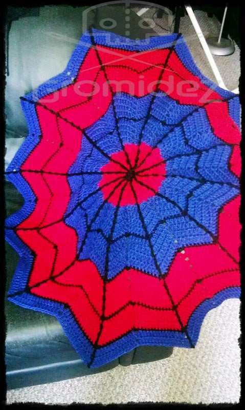 Spiderweb  Blanket - Large/Adult- CUSTOM
