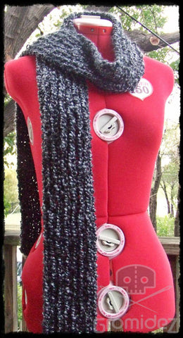 Supersoft Textured Scarf- Thin/Long- CUSTOM