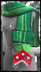Super Mario-Inspired Man-Eater Plant Scarf