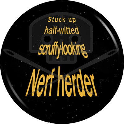 Star Wars-Inspired NERF HERDER button