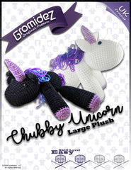 Chubby Unicorn Large Original Design - PATTERN ONLY - UK crochet terms