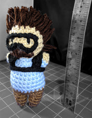 Deadpool-Inspired Peter Sugarbear Skydiving Crochet Plush