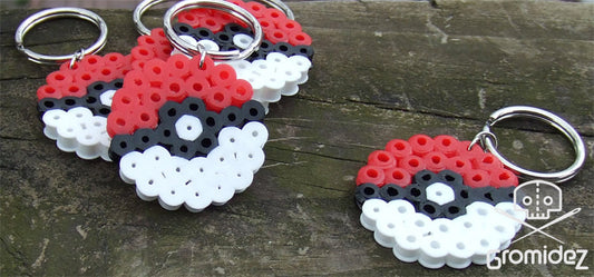 Pokemon-Inspired Ball Keychain