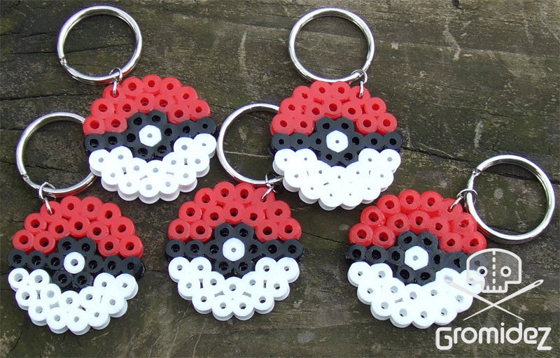 Pokemon-Inspired Ball Keychain