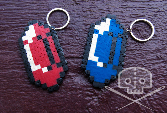 Legend of Zelda-Inspired Rupee Keychain