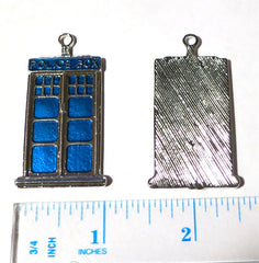Doctor Who-Inspired Police Box Necklace